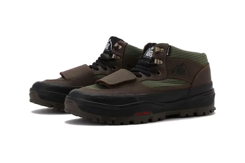 Vans MTE Mountain Mid GORE-TEX Insulated Shoe “Black/Black” “Dark Green//Dark Brown” VN000DAYF87 VN000DAYBKA Release Info