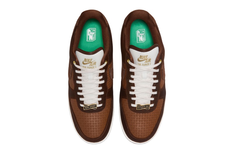 Nike Air Force 1 Low New Jersey Cacao Wow Summit White-Black-Light British Tan IM6644-259 Release Info