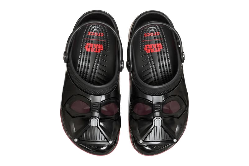 Star Wars x Crocs Classic Clog “Darth Vader” 211774-90H release info star wars luke skywalker kylo ren lucas film 