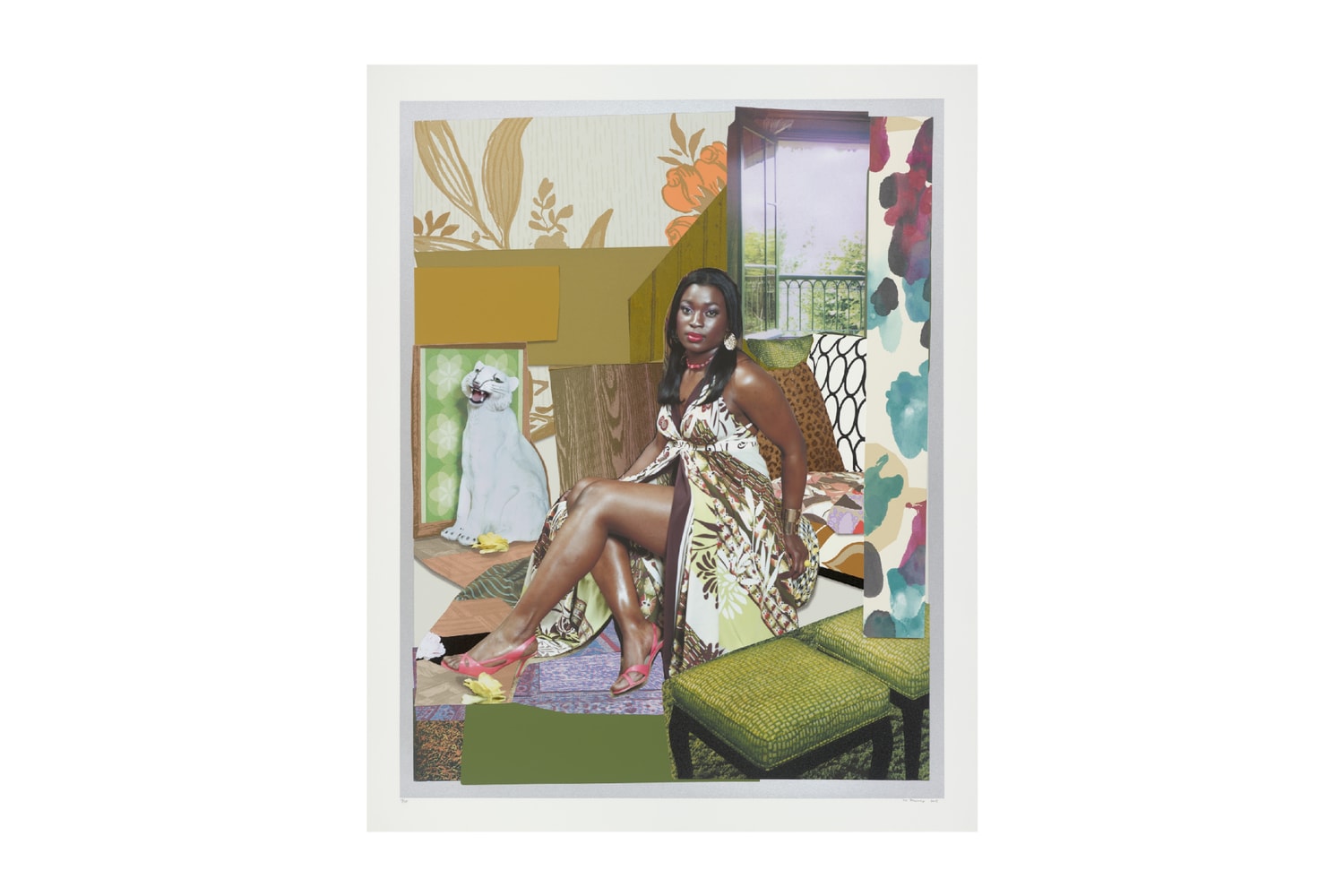 Mickalene Thomas x Tom Wesselmann 'Female Form' Exhibition Art Artworks Palm Springs Art Museum