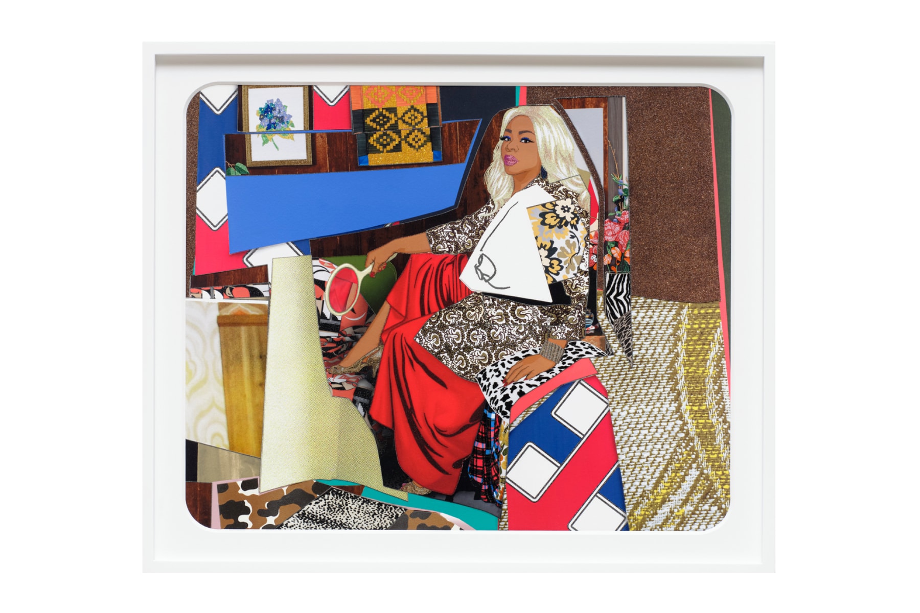 Mickalene Thomas x Tom Wesselmann 'Female Form' Exhibition Art Artworks Palm Springs Art Museum