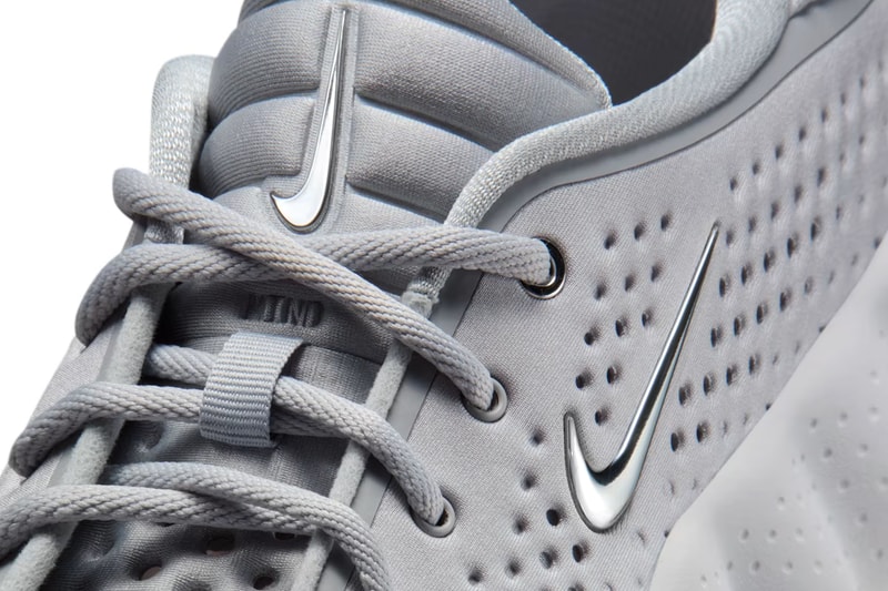 Nike Mind 002 "Light Smoke Grey" Release Date Light Smoke Grey/Photon Dust-Hyper Crimson-Chrome
