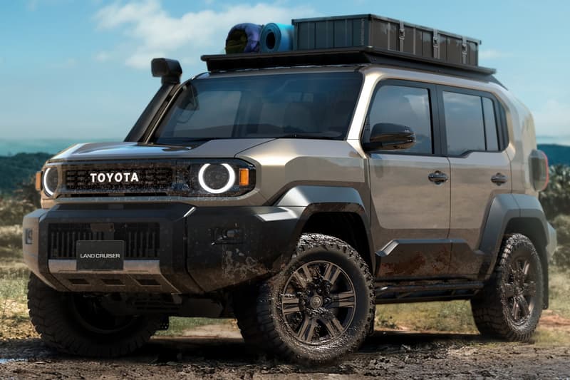 Toyota Unveils the Compact Land Cruiser FJ suv mini off road rear suicide doors three front wiper blades inspired by the fj40