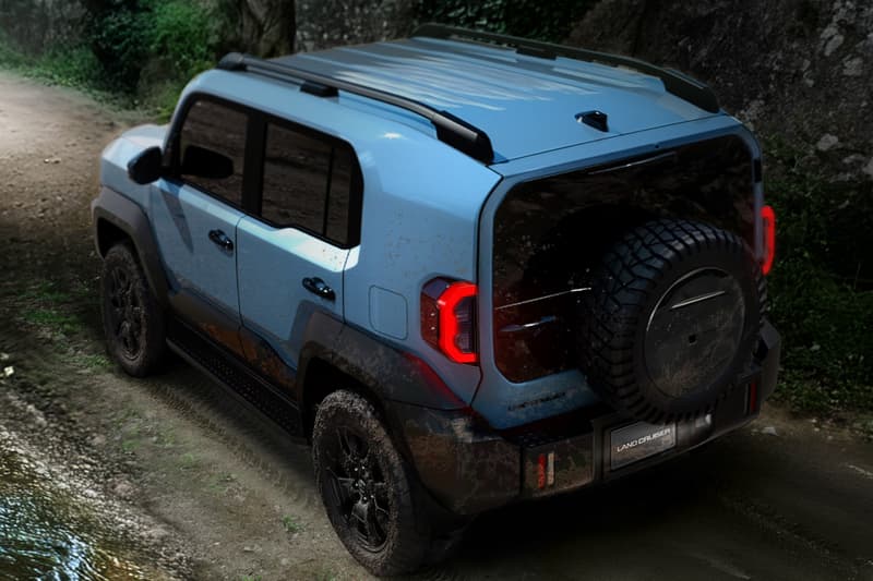 Toyota Unveils the Compact Land Cruiser FJ suv mini off road rear suicide doors three front wiper blades inspired by the fj40