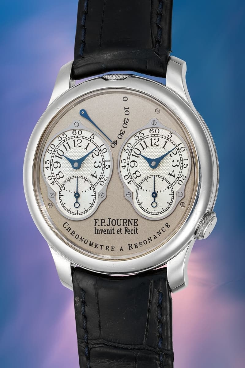 Francis Ford Coppola’s Unique F.P.Journe personal watch collections FCF Prototype Wristwatch Phillips The New York Watch Auction: XIII Info 