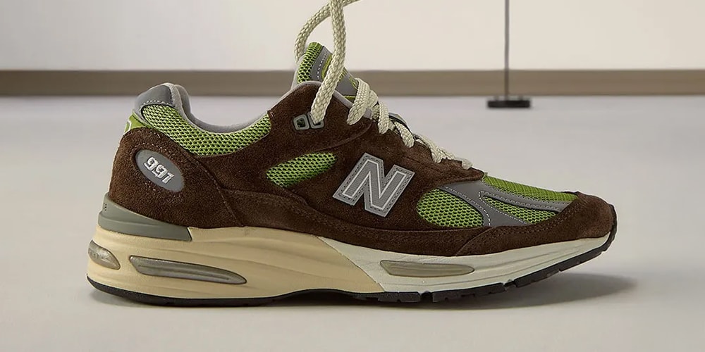 First Look at the Upcoming Daniëlle Cathari x New Balance 991v2 “Reverse Matcha”