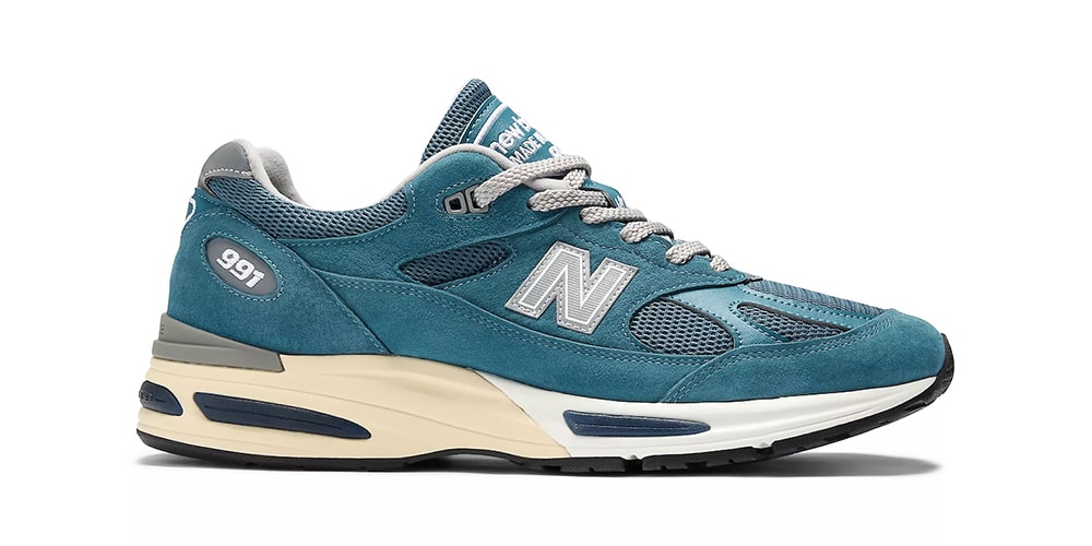 The New Balance 991v2 Appears in a Rich "Tapestry" Blue Colorway