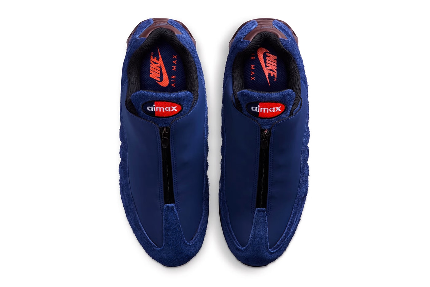 Nike Air Max 95 Zip Loyal Blue El Dorado Bright Crimson Hyper Crimson Black Metallic Cool Grey White Anthracite IM0695-400 IM0695-001 Release Info