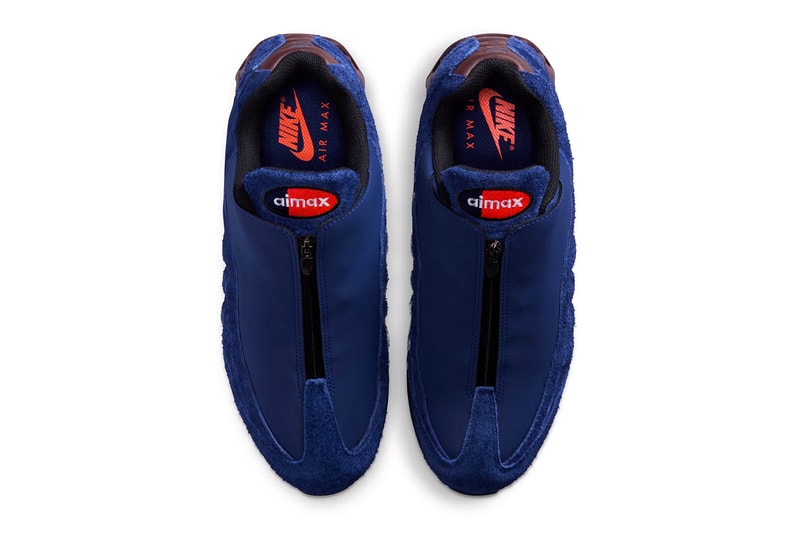 Nike Air Max 95 Zip Loyal Blue El Dorado Bright Crimson Hyper Crimson Black Metallic Cool Grey White Anthracite IM0695-400 IM0695-001 Release Info