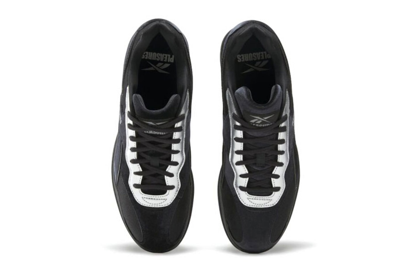 PLEASURES Reebok Collection Hammer Street “Black Velvet” 100238497 “Silver Crinkle” 100238498 Hammer Premier Trinity KFS 100244210 Release Info