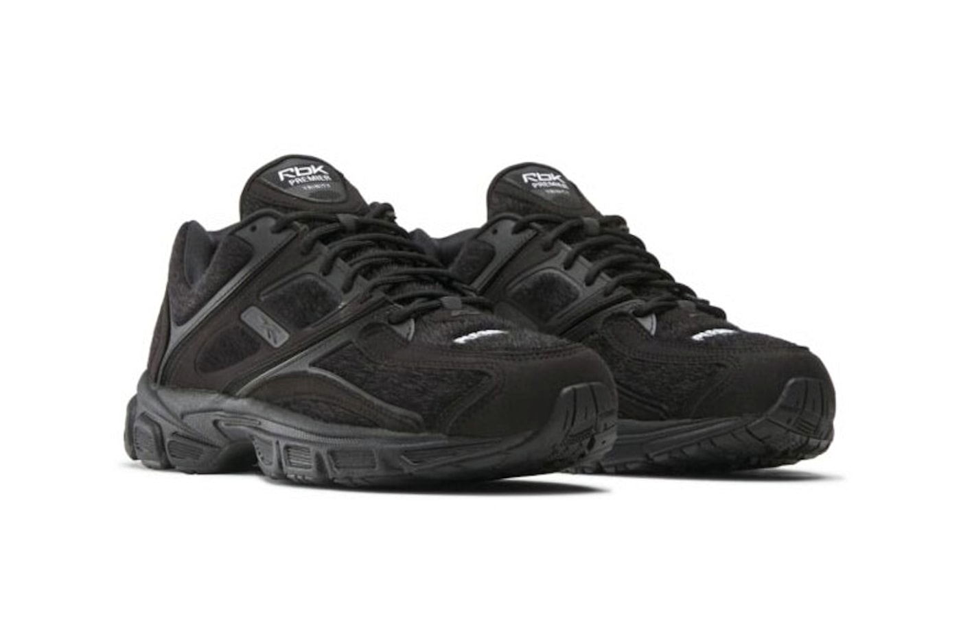 PLEASURES Reebok Collection Hammer Street “Black Velvet” 100238497 “Silver Crinkle” 100238498 Hammer Premier Trinity KFS 100244210 Release Info