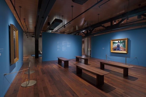 espace louis vuitton new york Gustave Caillebotte exhibition paintings