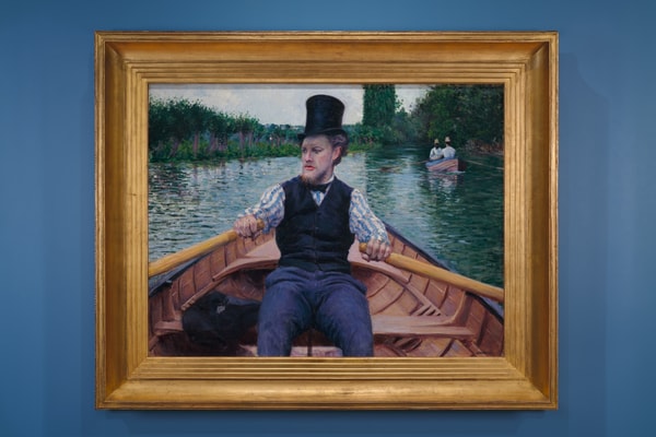 espace louis vuitton new york Gustave Caillebotte exhibition paintings