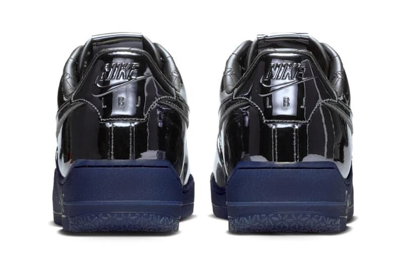 The LeBron James x Nike Air Force 1 Low "New York" Is Receiving a General Release" Black/Black/Metallic Gold IO6129-001