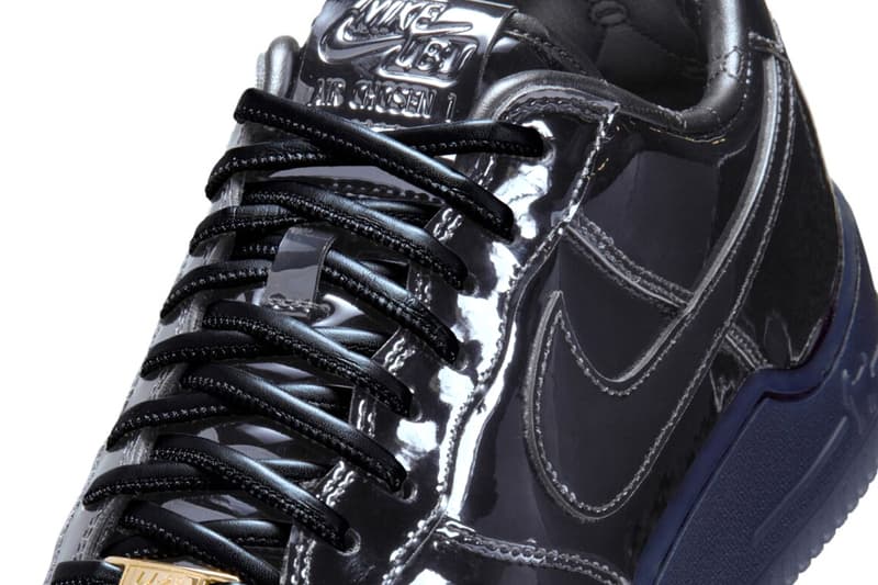 The LeBron James x Nike Air Force 1 Low "New York" Is Receiving a General Release" Black/Black/Metallic Gold IO6129-001