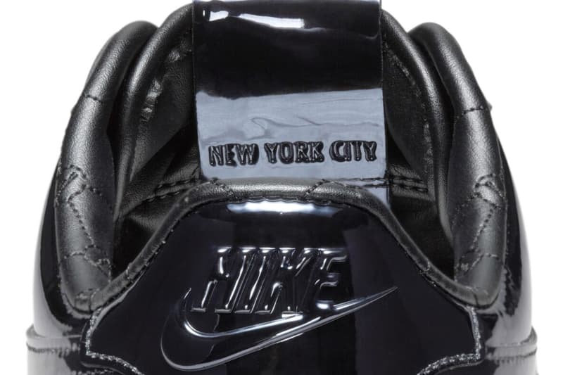 The LeBron James x Nike Air Force 1 Low "New York" Is Receiving a General Release" Black/Black/Metallic Gold IO6129-001
