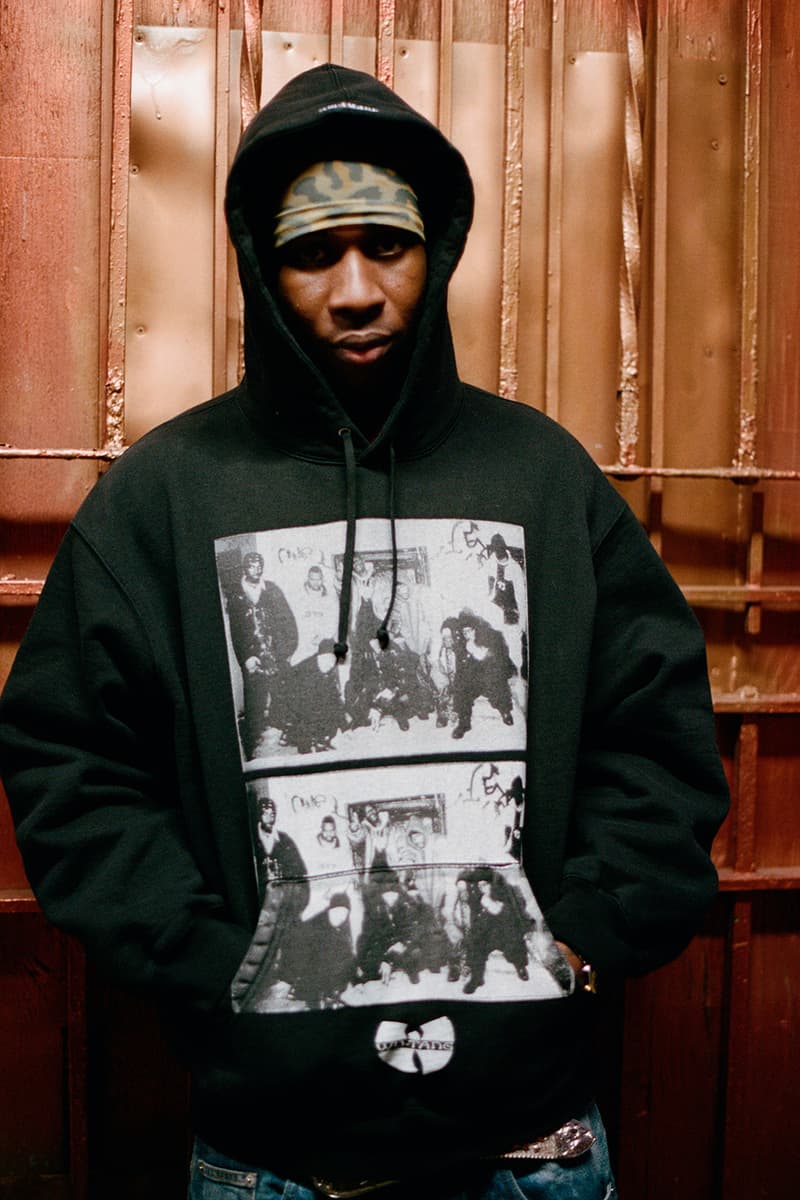 Supreme x Wu-Tang Clan Fall 2025 Collaboration RZA, GZA, Method Man, Raekwon, Ghostface Killah, Inspectah Deck, U-God, Masta Killa, and the late Ol' Dirty bastard