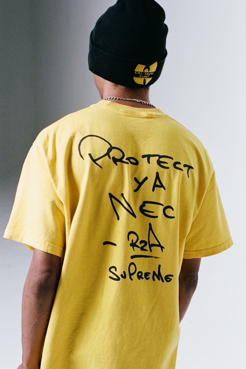 Supreme x Wu-Tang Clan Fall 2025 Collaboration RZA, GZA, Method Man, Raekwon, Ghostface Killah, Inspectah Deck, U-God, Masta Killa, and the late Ol' Dirty bastard
