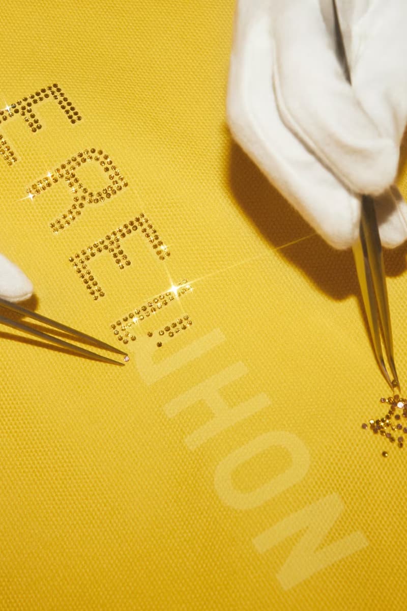 Swarovski Celebrates 130 Years With Signature Erewhon Bag and Juice Collaboration studded crystals