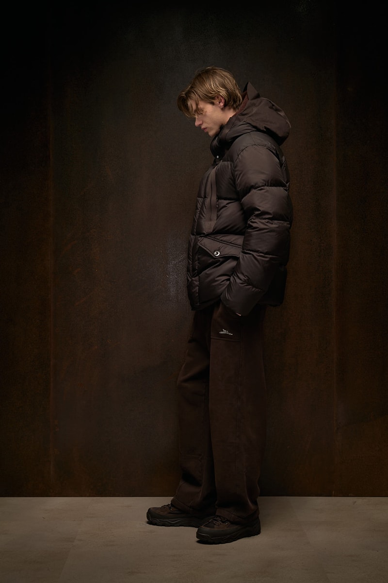 ten c fall winter 2025 collection anorak ojj fabric liam gallagher skye anorak new mens suit cyclone parka desert sienna rust orange
