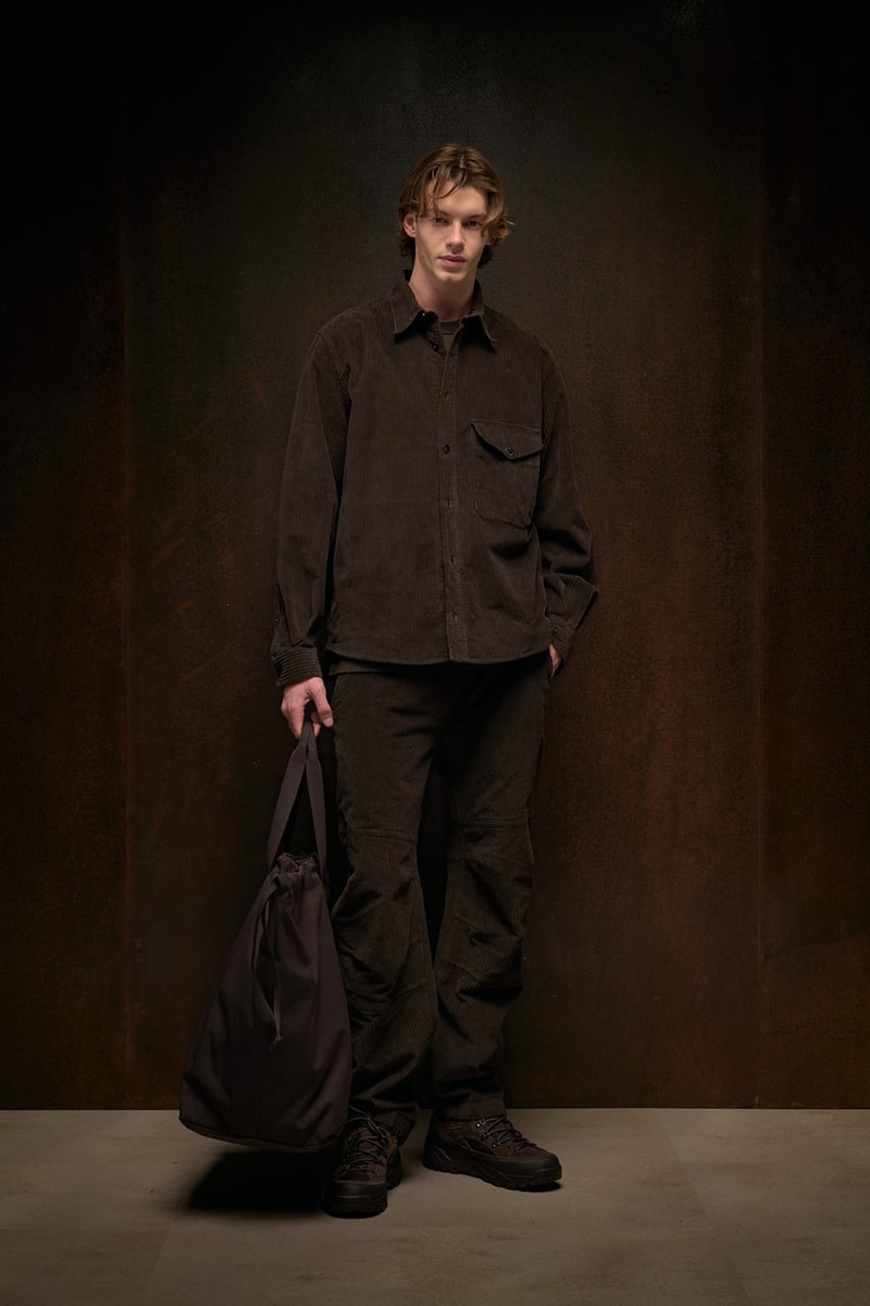 ten c fall winter 2025 collection anorak ojj fabric liam gallagher skye anorak new mens suit cyclone parka desert sienna rust orange