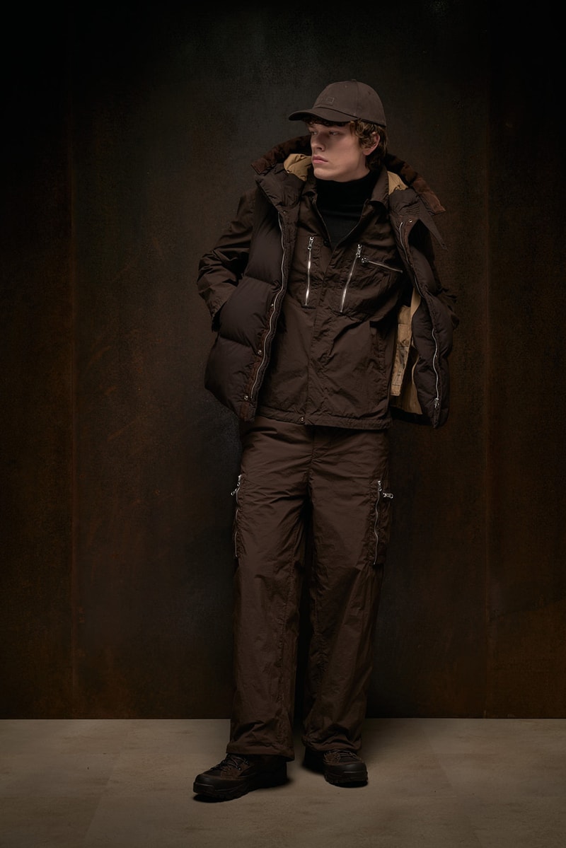 ten c fall winter 2025 collection anorak ojj fabric liam gallagher skye anorak new mens suit cyclone parka desert sienna rust orange