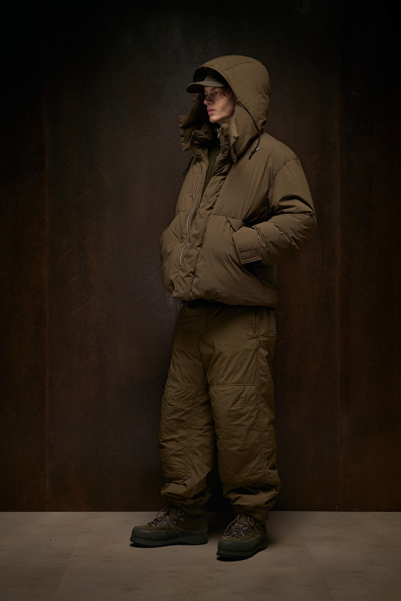 ten c fall winter 2025 collection anorak ojj fabric liam gallagher skye anorak new mens suit cyclone parka desert sienna rust orange