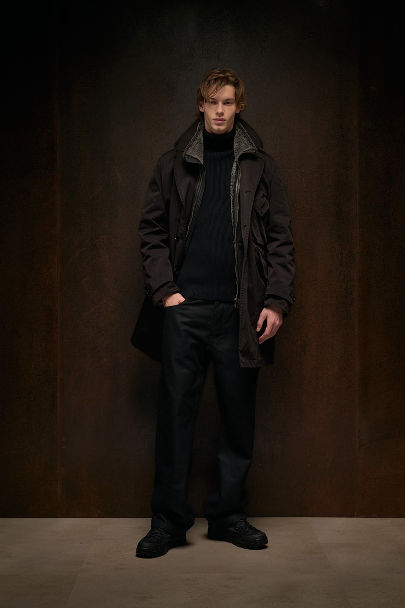 ten c fall winter 2025 collection anorak ojj fabric liam gallagher skye anorak new mens suit cyclone parka desert sienna rust orange