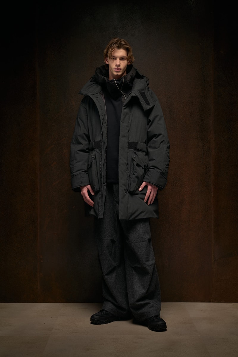 ten c fall winter 2025 collection anorak ojj fabric liam gallagher skye anorak new mens suit cyclone parka desert sienna rust orange