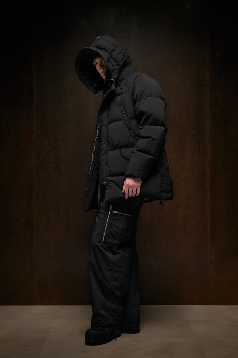 ten c fall winter 2025 collection anorak ojj fabric liam gallagher skye anorak new mens suit cyclone parka desert sienna rust orange
