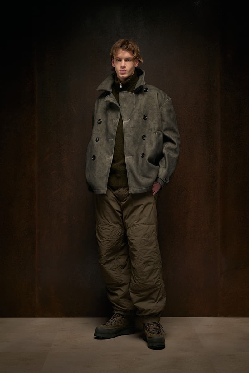 ten c fall winter 2025 collection anorak ojj fabric liam gallagher skye anorak new mens suit cyclone parka desert sienna rust orange