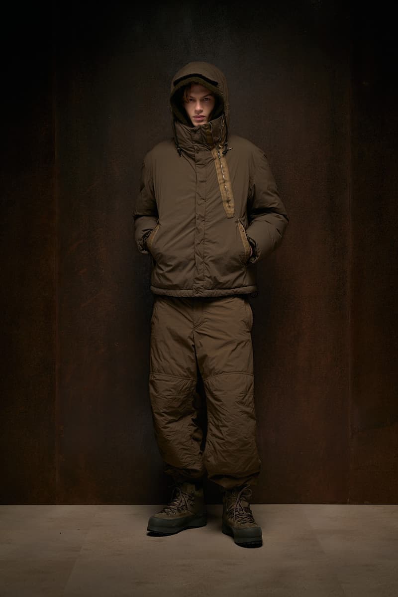 ten c fall winter 2025 collection anorak ojj fabric liam gallagher skye anorak new mens suit cyclone parka desert sienna rust orange