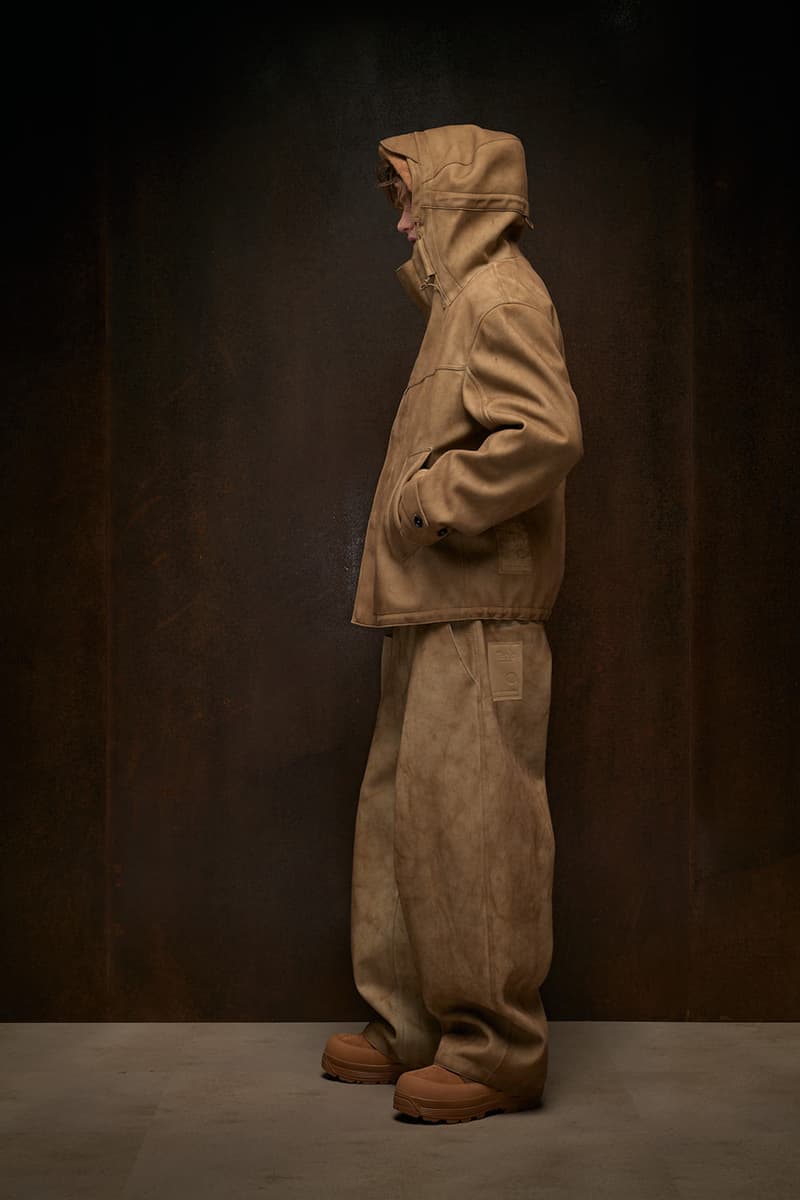 ten c fall winter 2025 collection anorak ojj fabric liam gallagher skye anorak new mens suit cyclone parka desert sienna rust orange