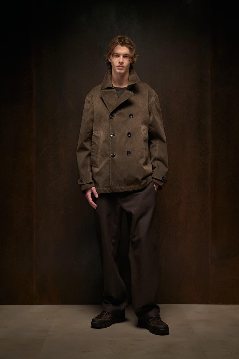 ten c fall winter 2025 collection anorak ojj fabric liam gallagher skye anorak new mens suit cyclone parka desert sienna rust orange