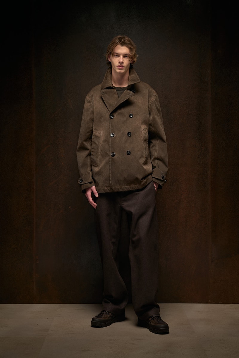 ten c fall winter 2025 collection anorak ojj fabric liam gallagher skye anorak new mens suit cyclone parka desert sienna rust orange