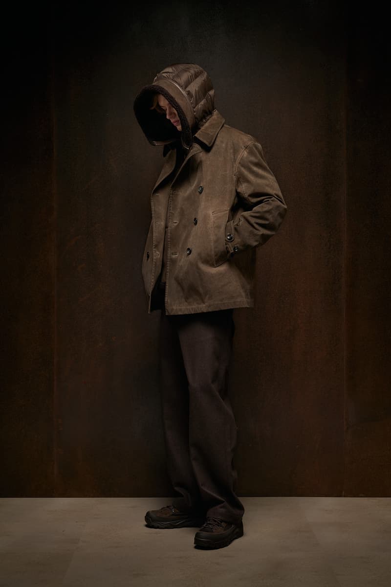 ten c fall winter 2025 collection anorak ojj fabric liam gallagher skye anorak new mens suit cyclone parka desert sienna rust orange