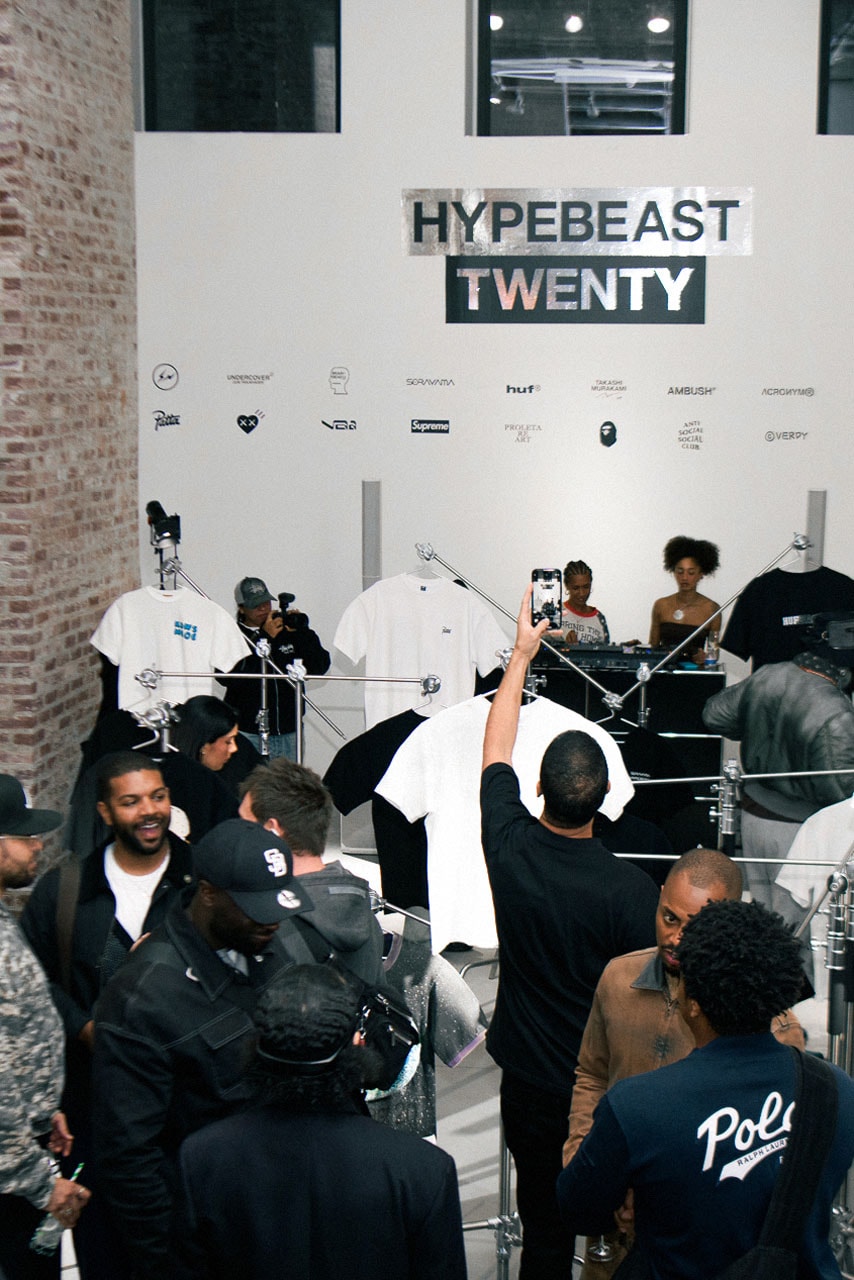 Ce qu'il s'est passé lors de l'exposition des 20 ans de Hypebeast