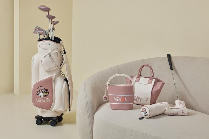 Malbon Golf Honma Japan Club Set Collaboration driver iron bag cart headcover clothing apparel logo