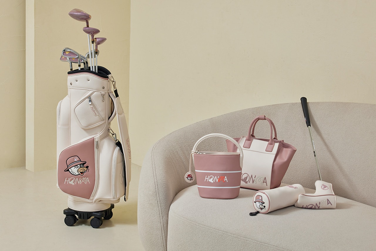 Malbon Golf Honma Japan Club Set Collaboration driver iron bag cart headcover clothing apparel logo
