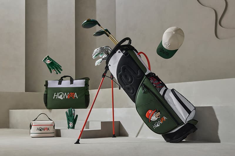 Malbon Golf Honma Japan Club Set Collaboration driver iron bag cart headcover clothing apparel logo