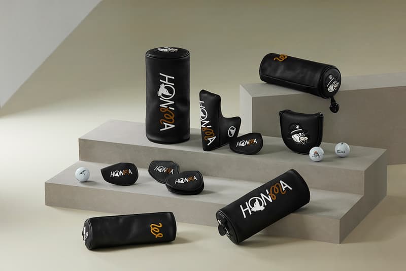 Malbon Golf Honma Japan Club Set Collaboration driver iron bag cart headcover clothing apparel logo