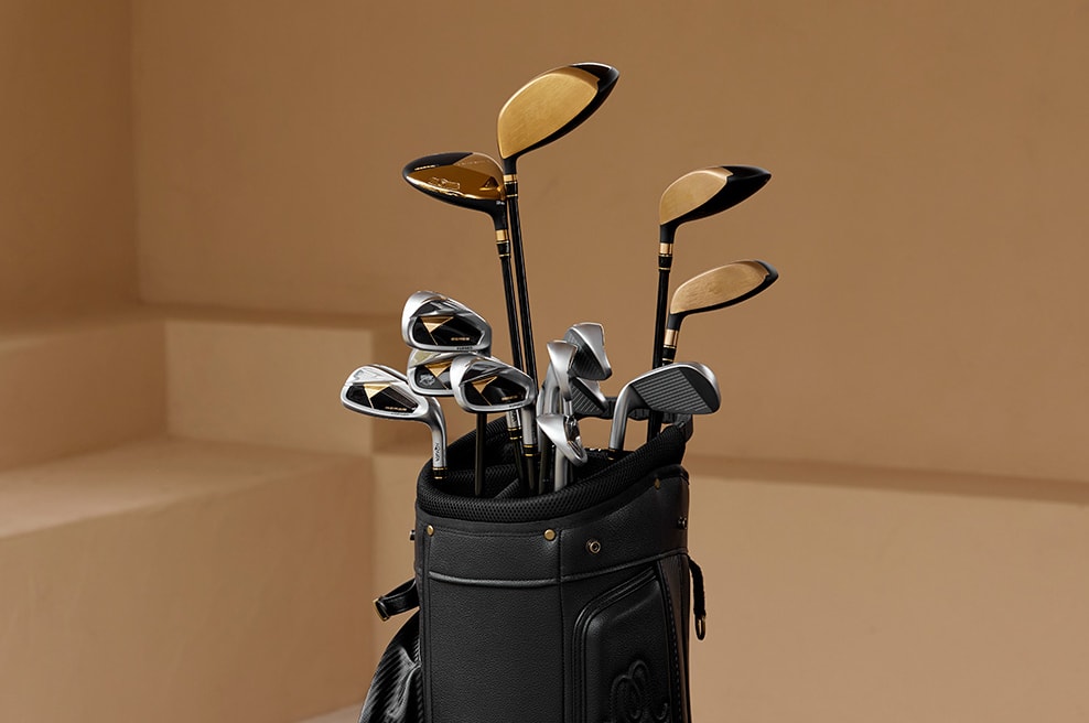 Malbon Golf Honma Japan Club Set Collaboration driver iron bag cart headcover clothing apparel logo