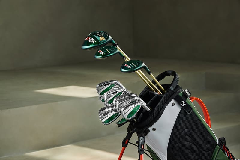 Malbon Golf Honma Japan Club Set Collaboration driver iron bag cart headcover clothing apparel logo