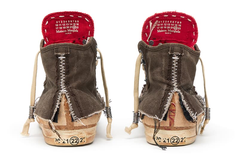 Maison Margiela Loved to Death Sneaker Red and Brown S39WS0129P7454HB129 Blue and Black S39WS0129P7454HB129 Release Info
