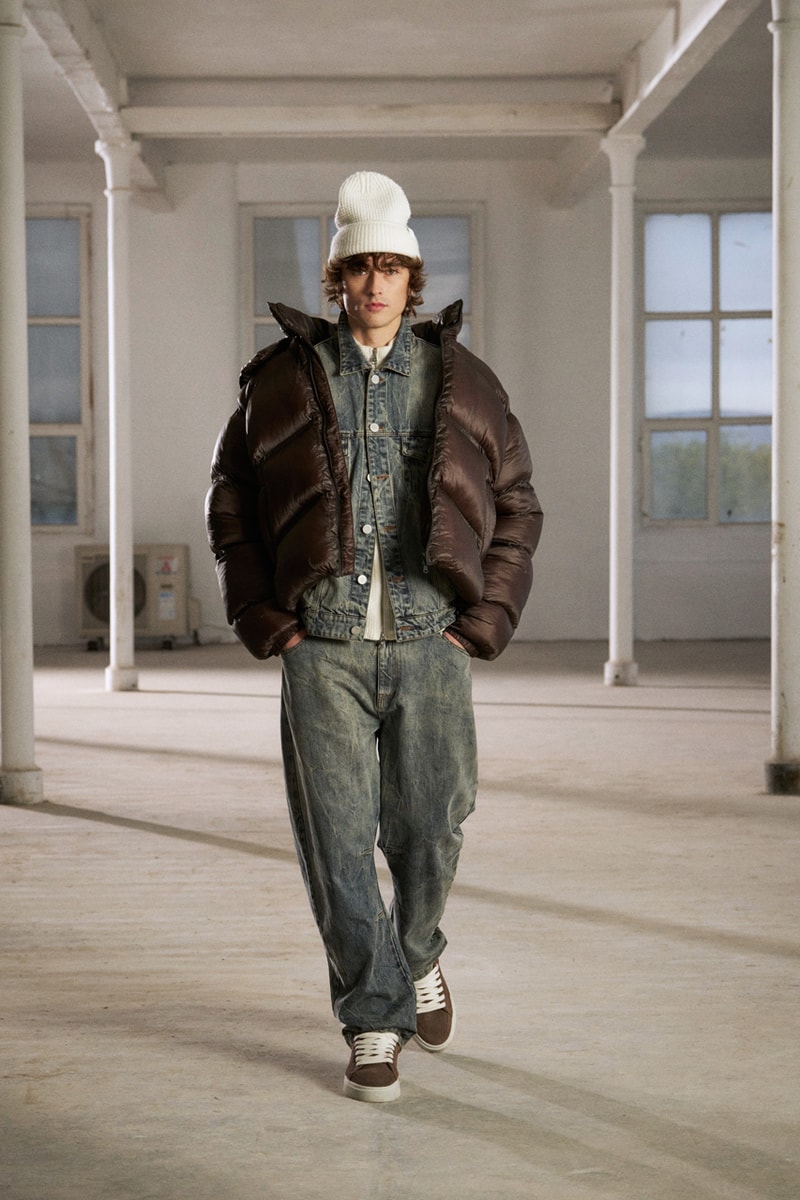the couture club fw25 the runway streetwear luxury ross worwick knitwear tracksuits translucent puffer jacket miniskirts coats flannels Selfridges