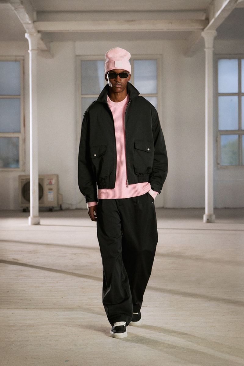 the couture club fw25 the runway streetwear luxury ross worwick knitwear tracksuits translucent puffer jacket miniskirts coats flannels Selfridges