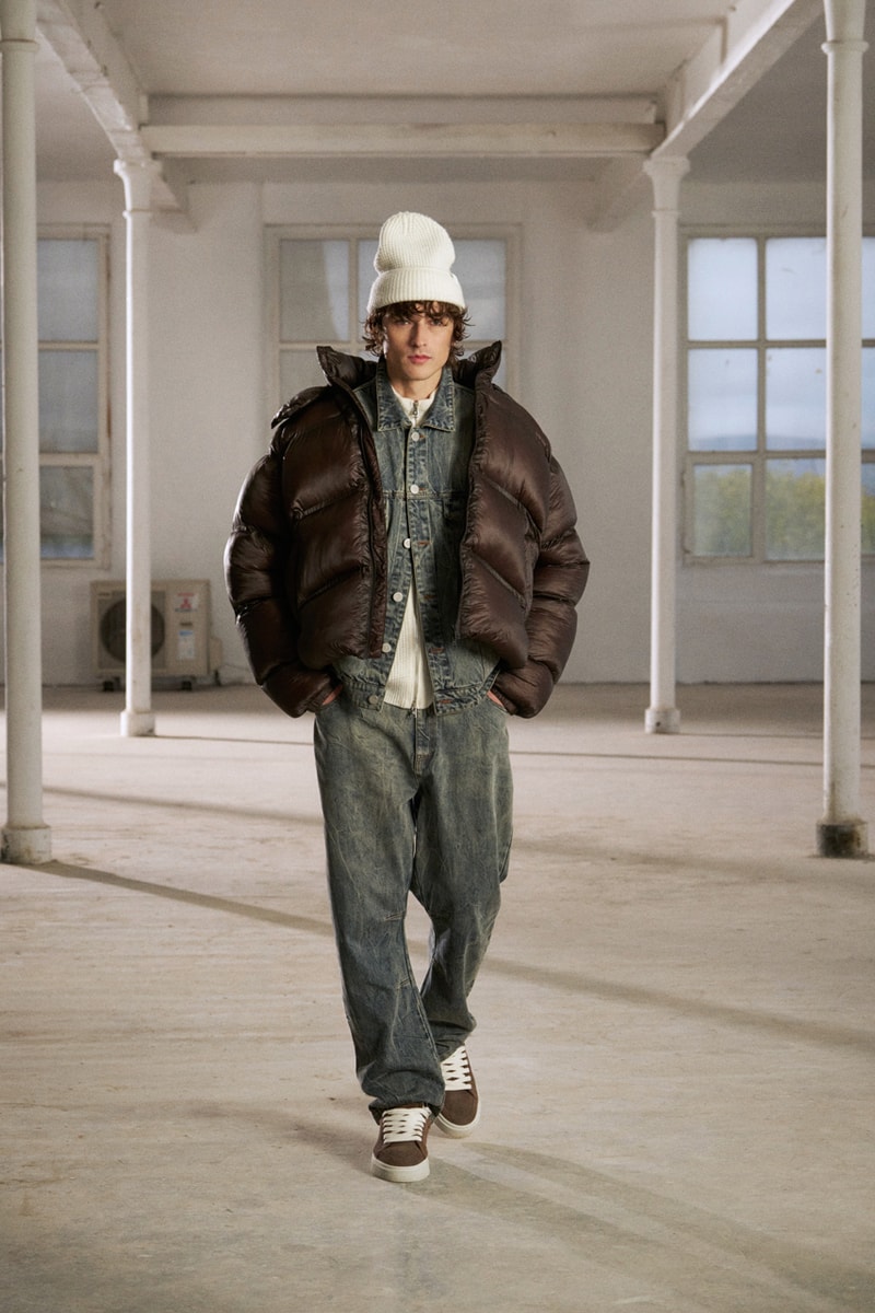 the couture club fw25 the runway streetwear luxury ross worwick knitwear tracksuits translucent puffer jacket miniskirts coats flannels Selfridges