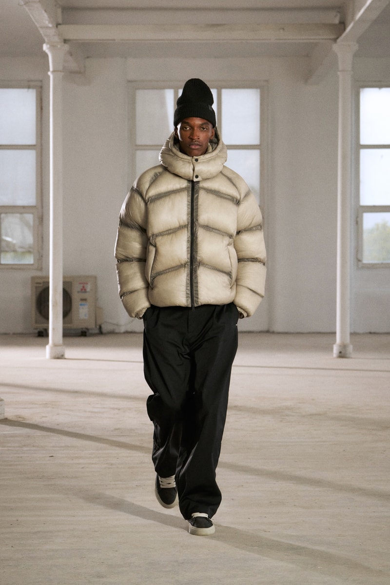 the couture club fw25 the runway streetwear luxury ross worwick knitwear tracksuits translucent puffer jacket miniskirts coats flannels Selfridges