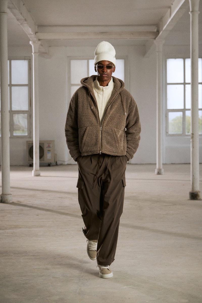 the couture club fw25 the runway streetwear luxury ross worwick knitwear tracksuits translucent puffer jacket miniskirts coats flannels Selfridges