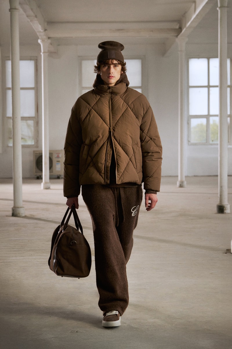 the couture club fw25 the runway streetwear luxury ross worwick knitwear tracksuits translucent puffer jacket miniskirts coats flannels Selfridges